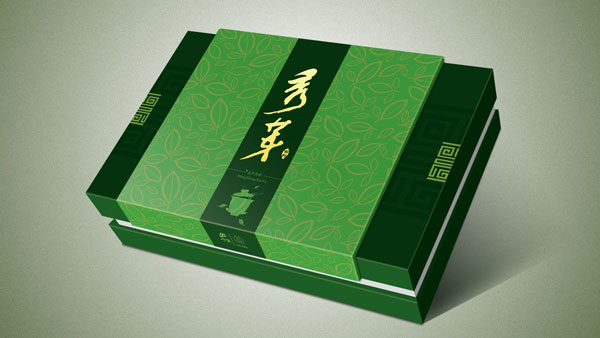 秀芽茶葉高檔禮盒包裝設(shè)計(jì)