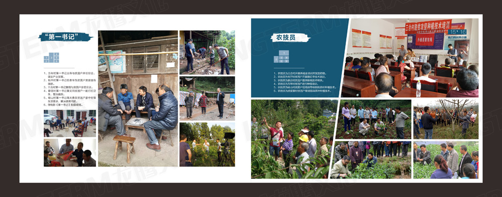 丹棱縣脫貧攻堅工作紀實畫冊設(shè)計