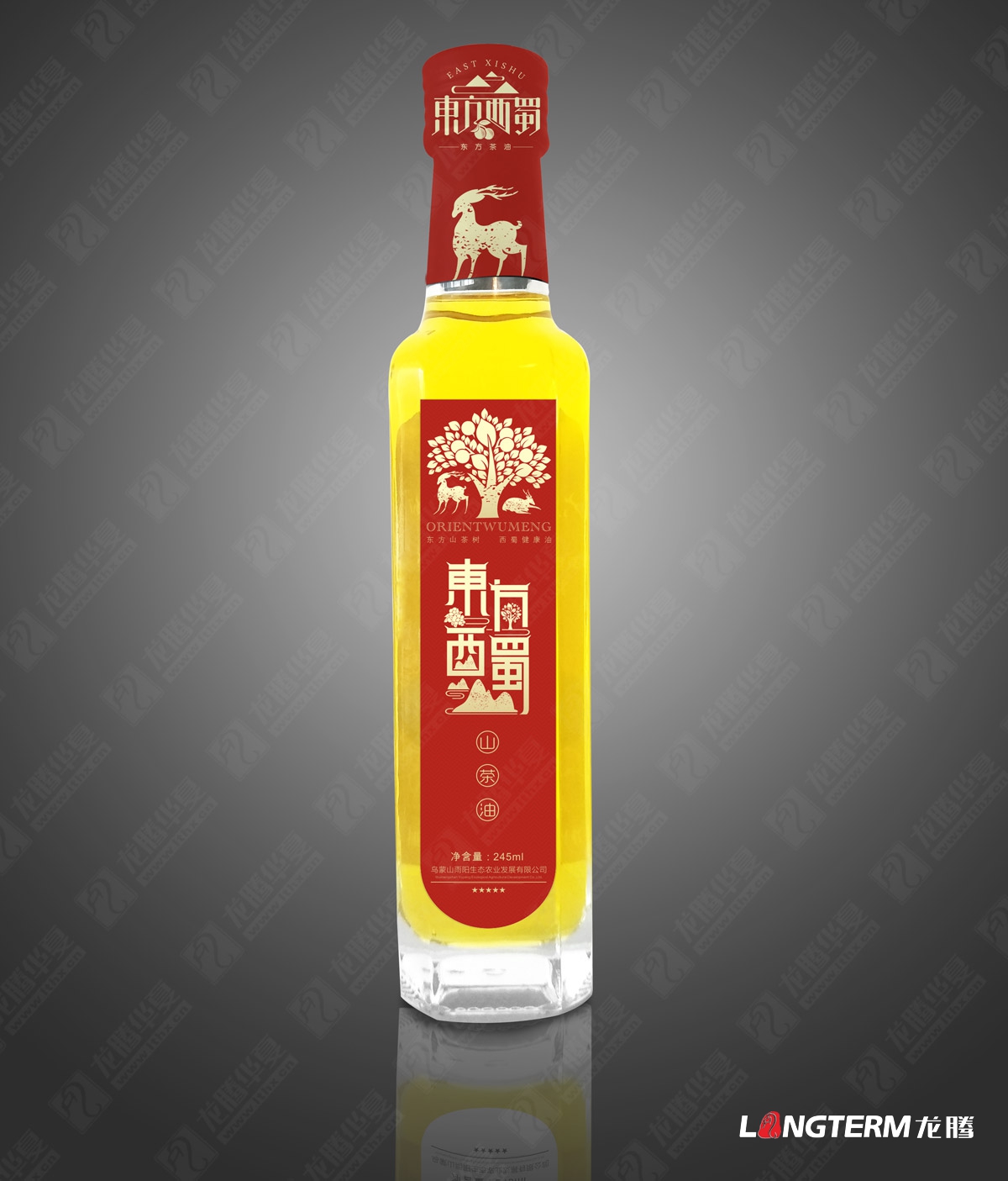 四川省敘永縣烏蒙山雨陽生態(tài)農(nóng)業(yè)發(fā)展有限公司東方西蜀山茶油包裝設(shè)計(jì)